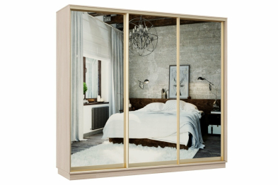 Шкаф-купе Премьер 54 Ясень шимо светлый