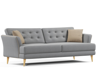 Диван прямой нераскладной Питсбург, велюр