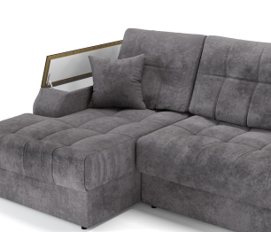 Угловой диван-кровать Лас-Вегас левый, шенилл