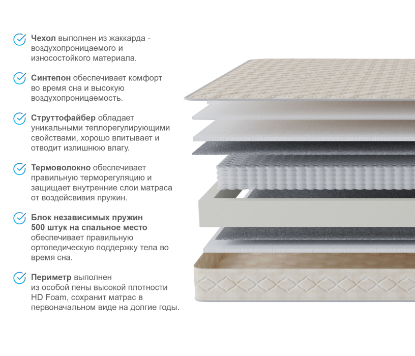 Другие размеры, Матрас Столплит Корсика - Максимус 1200*1900