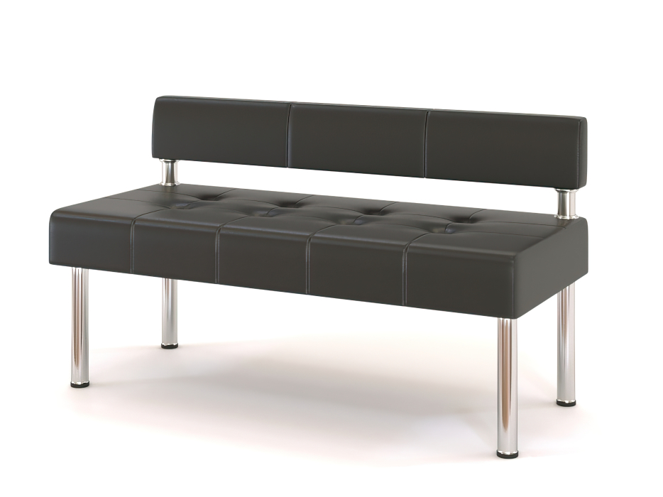 Офисные диваны, Офисный диван Бизнес со спинкой 160