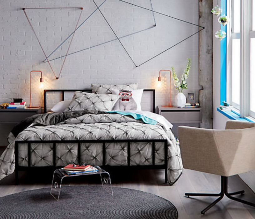 Кровати 180х200, Кровать в стиле лофт Денвер 1.8