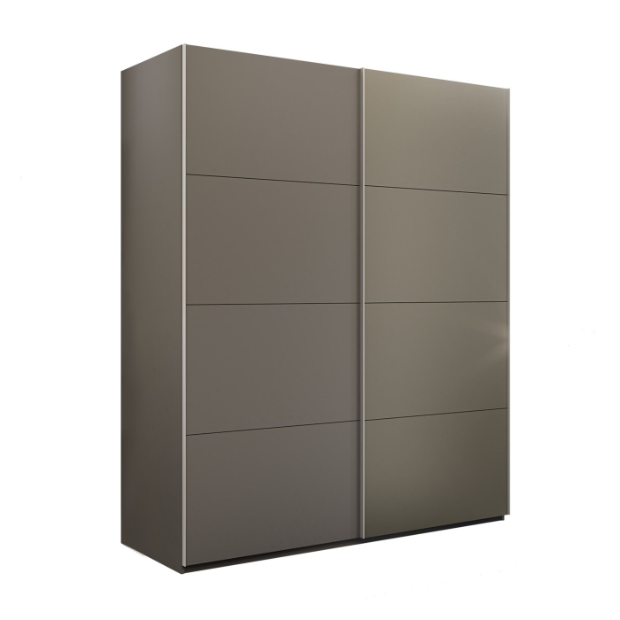 Шкафы-купе 2-х дверные, Шкаф-купе Эста 2-х дверный ДСП/Стекла хаки/Доводчик 180х66х240