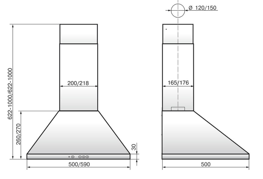 Вытяжки, Кухонная вытяжка ELIKOR Вента 60Н-430-П3Л