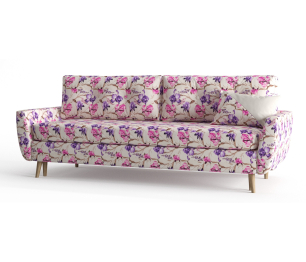 Диван-кровать Норфолк, независимый пружинный блок, велюр