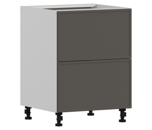 Квадро стол 2 ящ 60х82 см