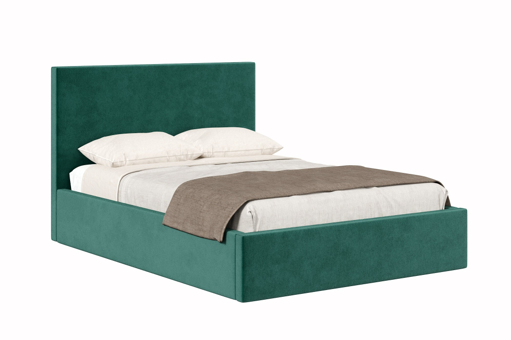 Мягкая кровать, Кровать Парма 1400, велюр