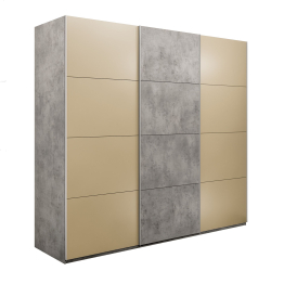 Шкаф-купе Эста 3-х дверный ДСП/Стекла фисташка/Доводчик 240х66х240