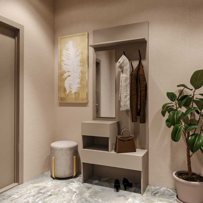 Прихожие, Прихожая Голд Бостон Вешалка В-1