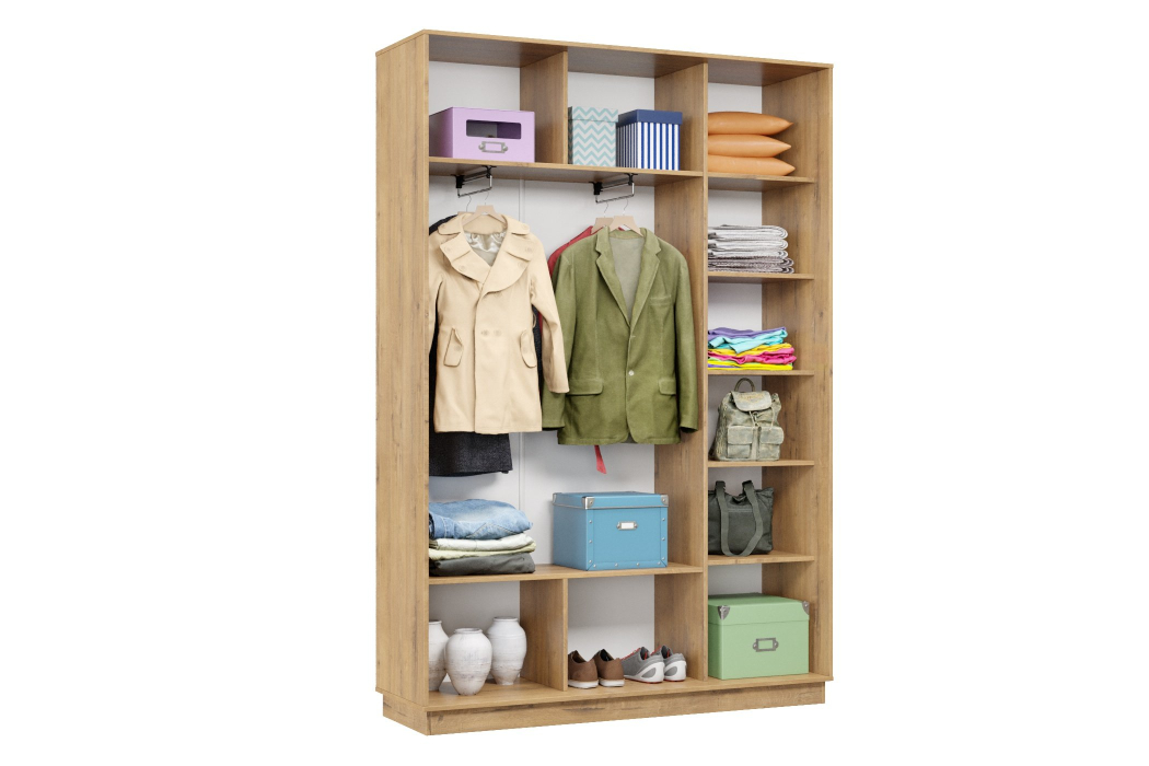 Шкафы-купе 2-х дверные, Шкаф-купе Премьер 11 (11ЗБ;11ЗБ) фасады зеркало бронза/двухдверный/Профиль чёрный муар