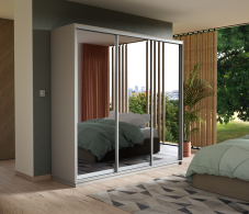 Шкафы-купе, Шкаф-купе Экспресс Экспенс трио 2200 x 2100 x 600