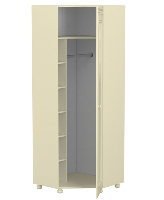 Угловые шкафы, Шкаф угловой Ассоль АС-52K с зеркалом (левый)