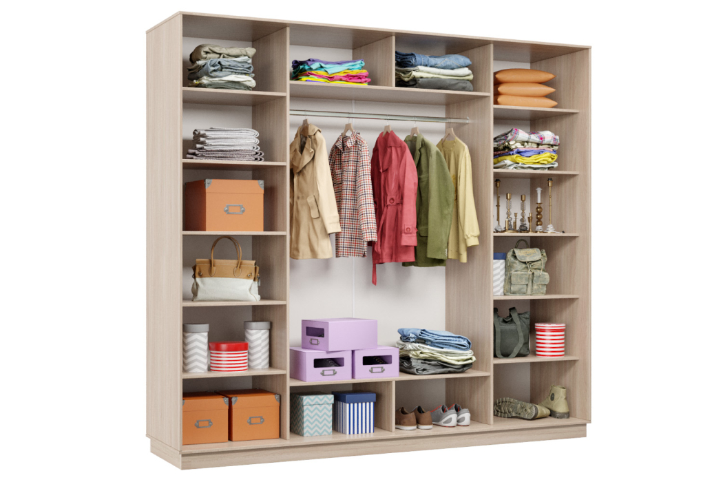 Шкафы-купе 3-х дверные, Шкаф-купе Премьер Лайт 58 (02;02;02) трехдверный