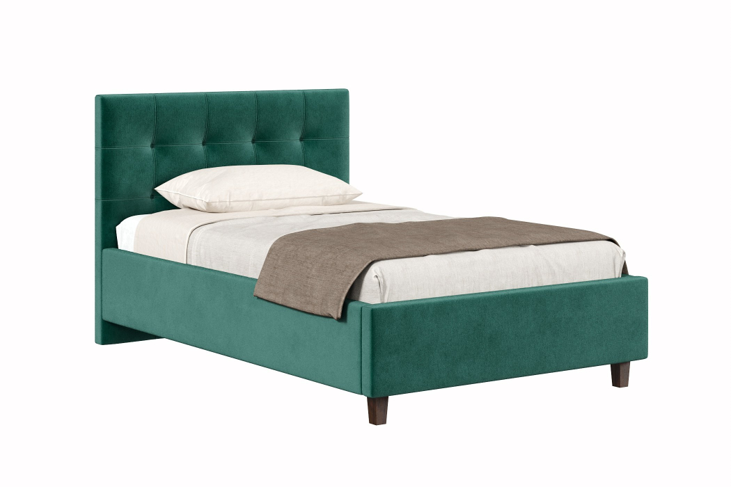 Мягкая кровать, Кровать Турин 1200 с подъёмным механизмом, велюр