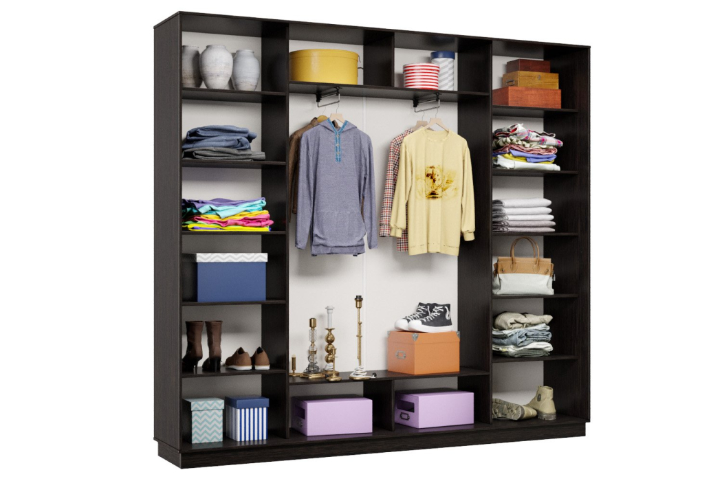 Шкафы-купе, Шкаф-купе Премьер 57 (16;16;16) трёхдверный