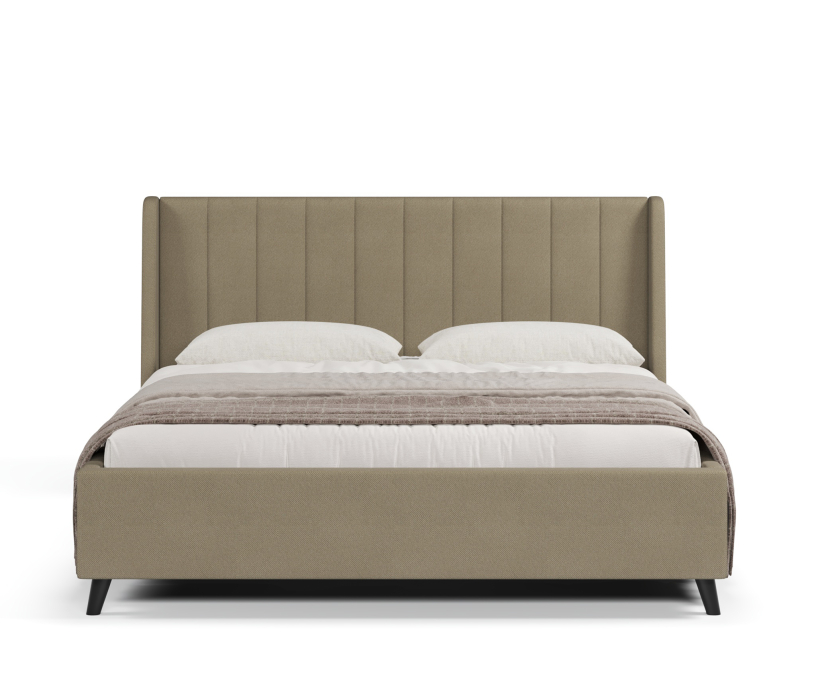 Мягкая кровать, Кровать Милла 140, велюр