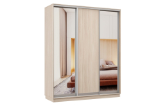 Шкафы-купе 3-х дверные, Шкаф-купе Премьер Лайт 26 (01;02;01) трехдверный