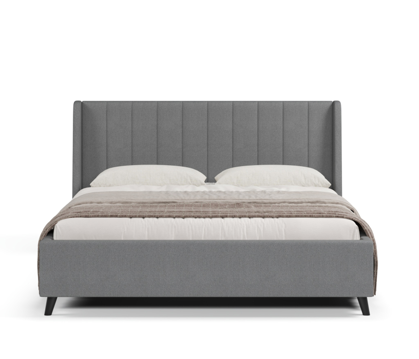 Мягкая кровать, Кровать Милла 140, велюр