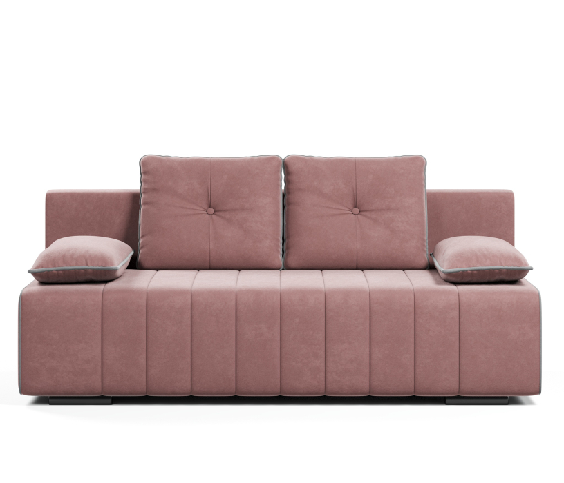 Диваны кровати со спальным местом, Диван-кровать прямой Лестер аккордеон-евро, велюр