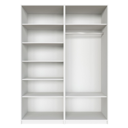 Распашной шкаф Локер 800+800 (Гармошка) с полками слева