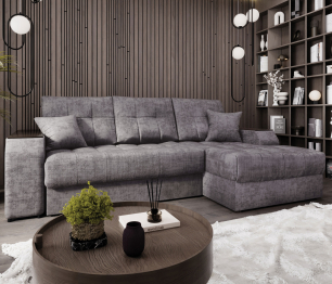 Угловой диван-кровать Лас-Вегас правый, шенилл