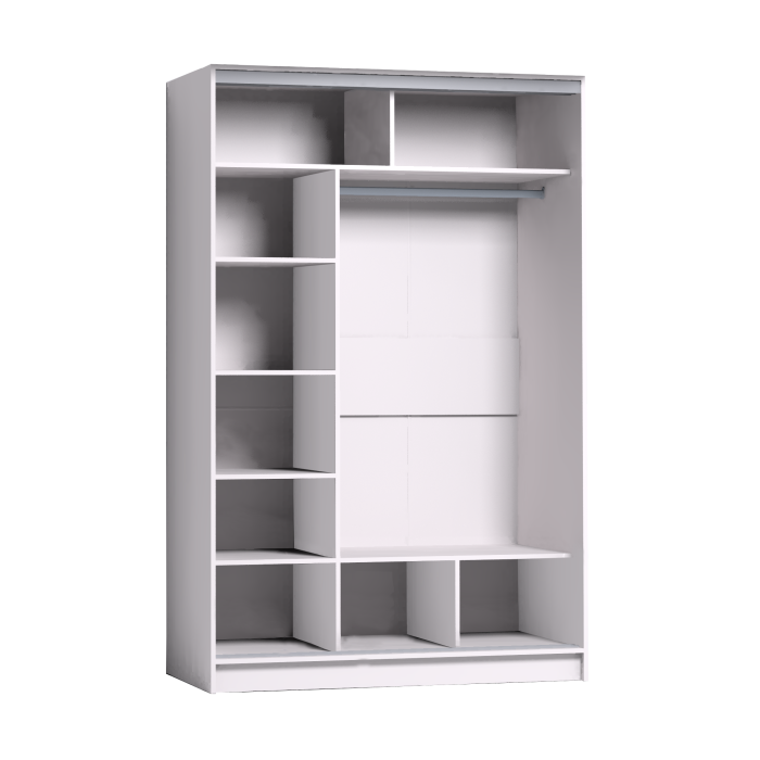 Шкафы-купе 2-х дверные, Шкаф-купе 2-дв  Strike 1350 лдсп/лдсп  (в2105*ш1350*г595)