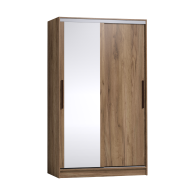 Шкафы-купе 2-х дверные, Шкаф-купе 2-дв  Strike 1200 зеркало/лдсп  (в2105*ш1232*г595)