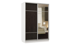 Шкафы-купе, Шкаф-купе Премьер Лайт 01 Мини (08;11) двухдверный