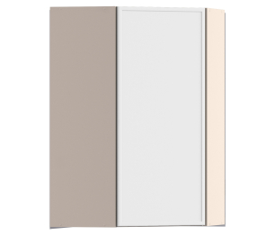 Квадро шкаф навесной угловой 1 дв 60х92 см