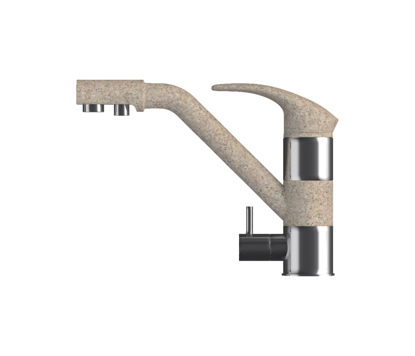 Смесители, Смеситель кухонный ДУО POLYGRAN