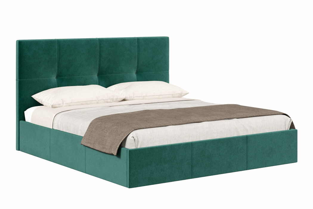 Мягкая кровать, Кровать Марсель 1800 с подъёмным механизмом, велюр