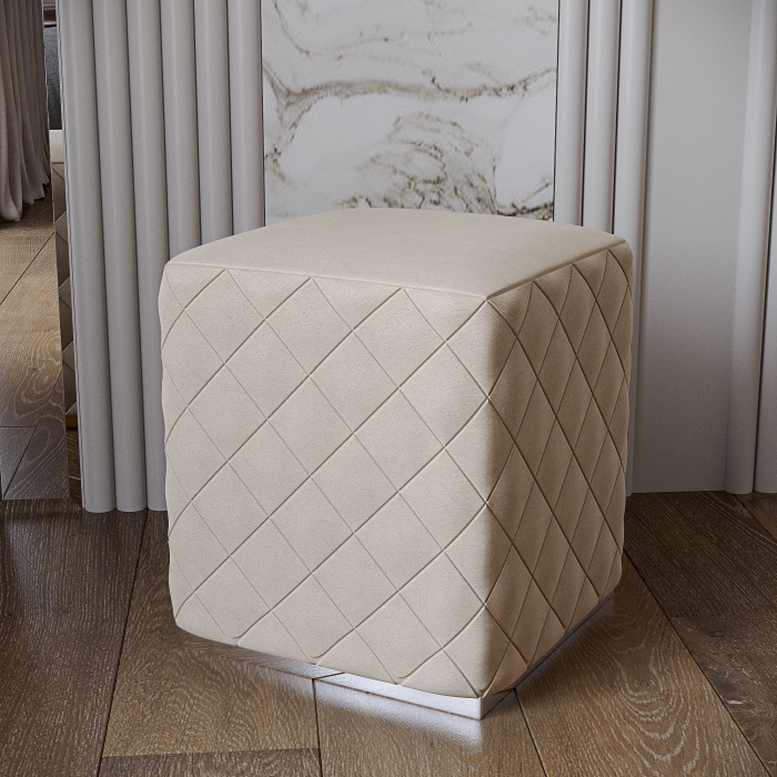 Пуф в прихожую, Пуф Савелья кашемир