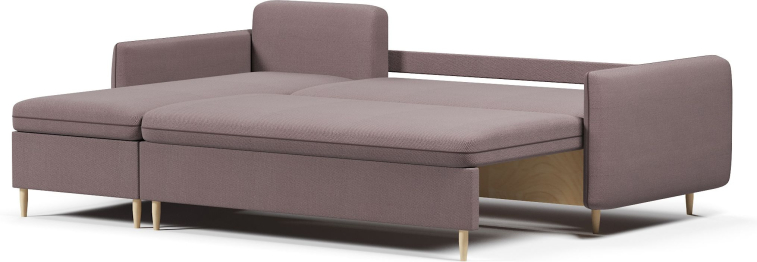 Диван-кровать угловой Рон 2 пантограф,велюр