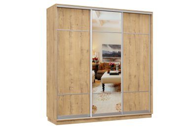 Шкаф-купе Премьер Лайт 35 (08;11;08) трехдверный