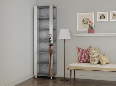 Открытые, Стеллаж модульный Универсальный 35х51х230 Зеркало