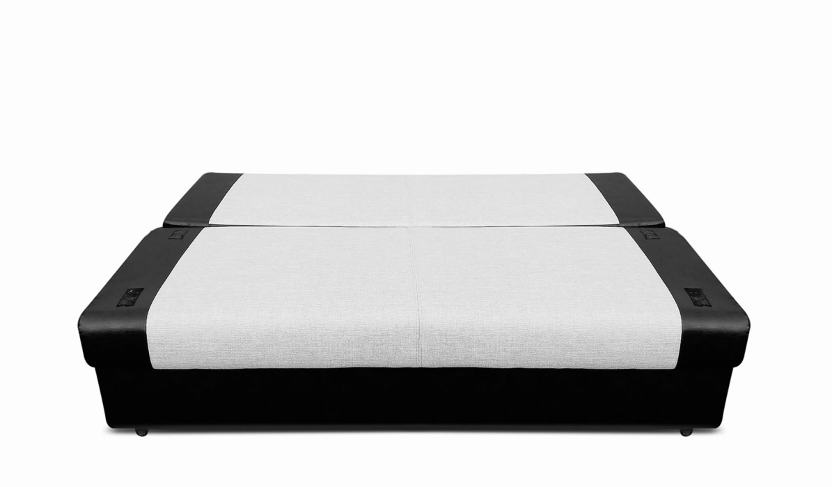 Диваны прямые, Диван-кровать еврокнижка, Амстердам мини 150, рогожка/экокожа