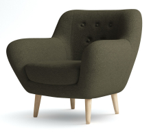 Кресло для отдыха, Кресло Элефант мягкое, Искусственный мех