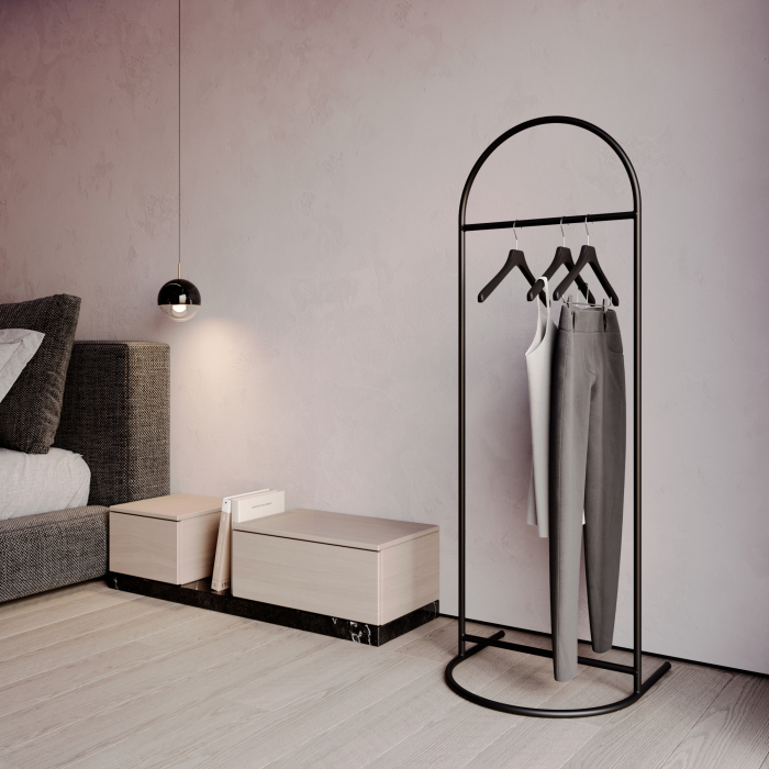 Вешалки, Дизайнерская напольная вешалка ручной работы GENGLASS Evesa