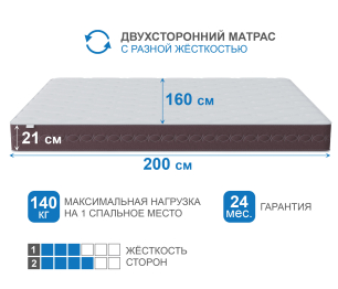 Матрас Корсика-Олимпик 1600х2000