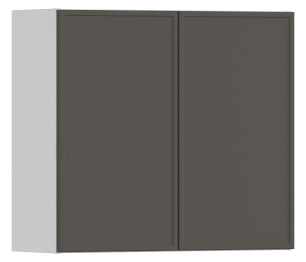 Квадро шкаф навесной 2 дв 80х72 см