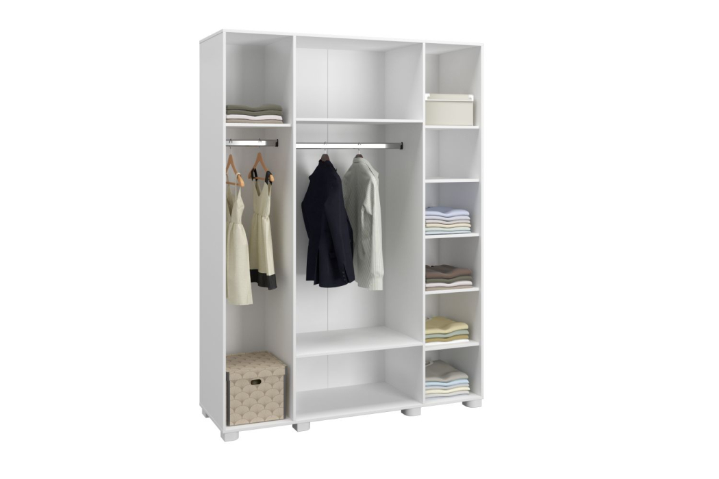 Шкафы распашные, Шкаф «Монблан» МБ-25К с зеркалом