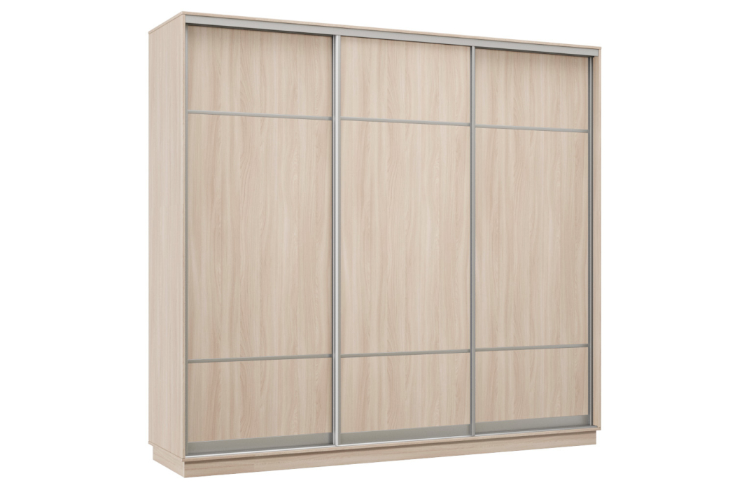 Шкафы-купе, Шкаф-купе Премьер Лайт 57 (08;08;08) трехдверный