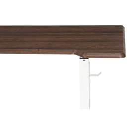 Компьютерный стол Маркос с механизмом подъема 140х80х75, белый