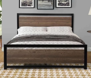 Кровать в стиле лофт Брайтон 0.9