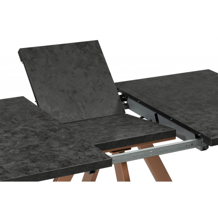 Обеденные столы, Деревянный стол Райн 32 116(160)x77 (медные ноги)