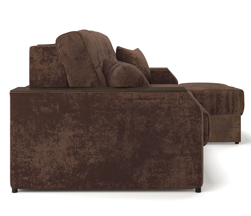 Диваны угловые в гостиную, Угловой диван-кровать Лас-Вегас правый, шенилл