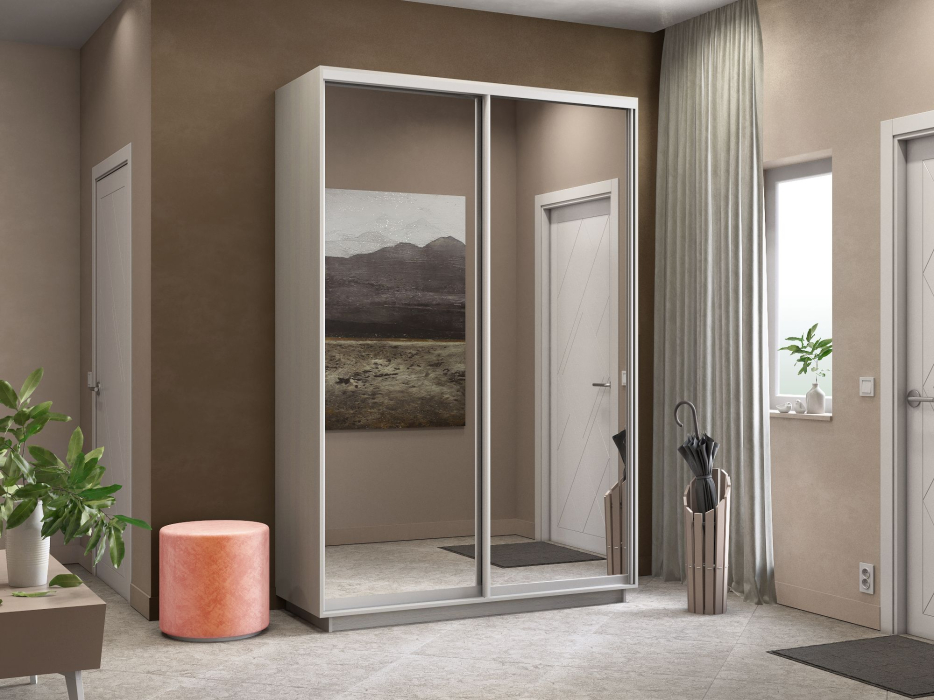 Шкафы-купе, Шкаф-купе Экспресс Экспенс дуо 2200 x 1600 x 600