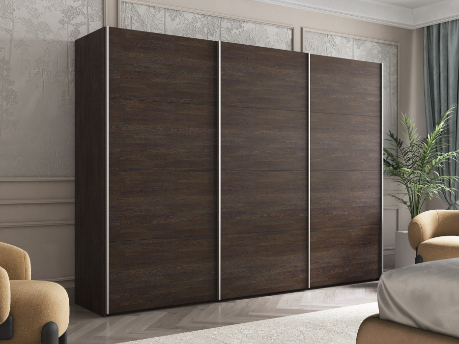 Шкафы-купе 3-х дверные, Шкаф-купе Эста ДСП+ДСП+ДСП 300х66х240