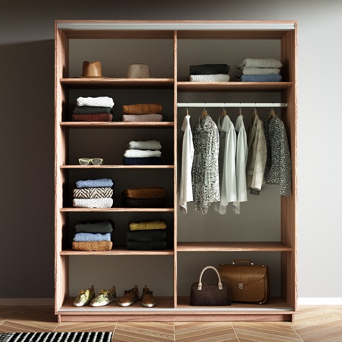 Шкафы-купе 2-х дверные, Шкаф-купе Прайм дуо Белый Глянец 2300 x 1200 x 570