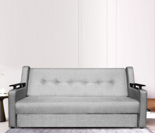 Диван-кровать книжка Сенатор Люкс  120, рогожка/экокожа